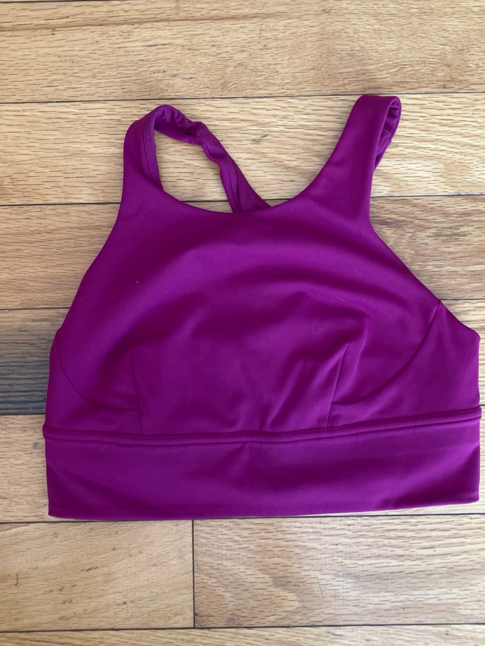lululemon athletica High-Neck Sports Bra - Berry